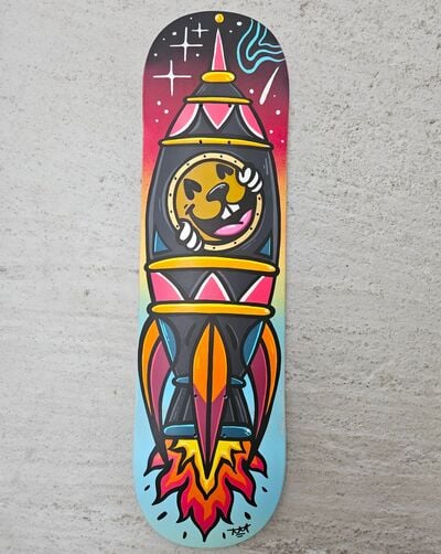 Art Skateboard by Topo "Cosmic Immersion"