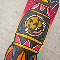 Art Skateboard by Topo "Cosmic Immersion" - Thumbnail 1