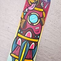 Art Skateboard by Topo "Trajectory 924" - Thumbnail 1