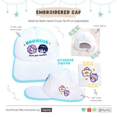 Treasure embroidered cap