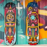 Art Skateboard by Topo "Trajectory 924" - Thumbnail 6
