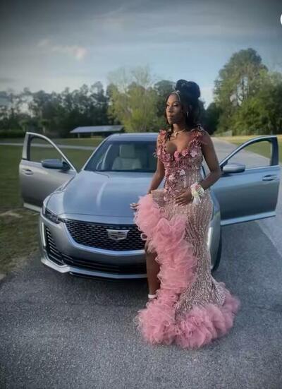 Amazing Pink Aso Ebi Style Prom Birthday Dresses 2025 Beaded Evening Dresses Plus Size African Wedding Party Evening Gowns