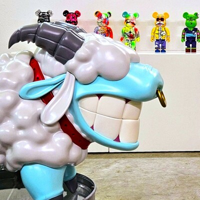 Xxl arttoy by carlos fernández lozano "amon' sheep"  - Thumbnail 4