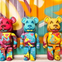 Custom Bearbrick 400% by Topo "Inner Rose" - Thumbnail 8