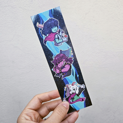 Deltarune stickers and bookmark