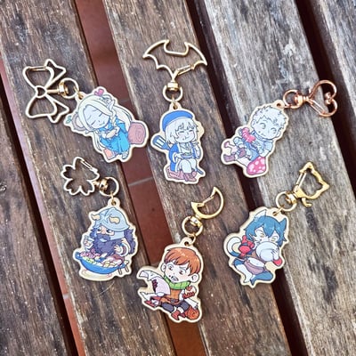 Dungeon food keychains