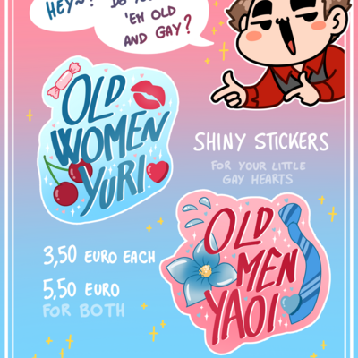 Yaoi/yuri stickers