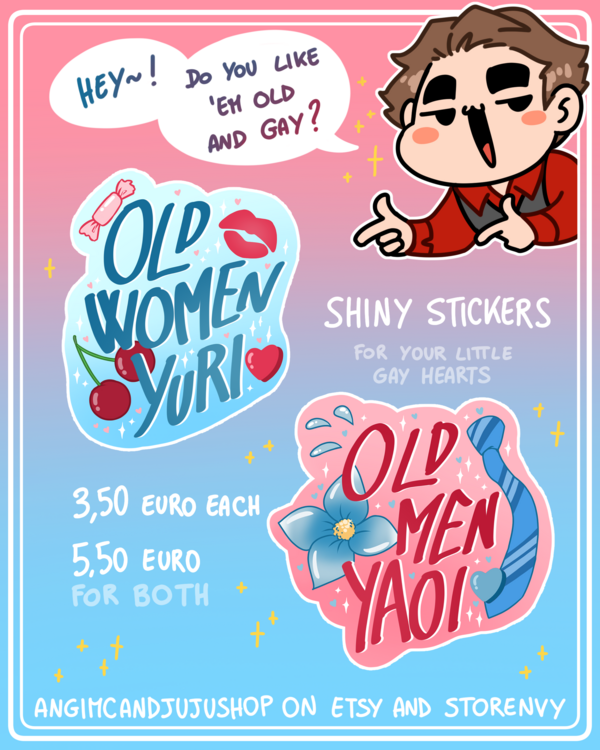 Yaoi/Yuri Stickers