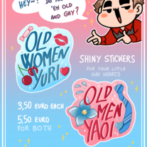 Yaoi/Yuri Stickers