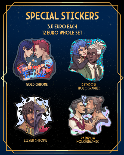 Foil print Arcane Stickers