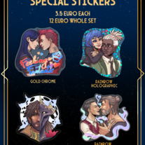 Foil print Arcane Stickers