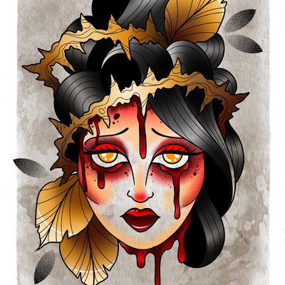 Golden crown of sorrow: #1 // print