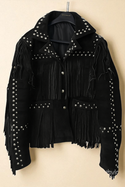 Crafted Leather New Men's Motorcycle Genuine Black Suede Leather Bomber Slim fit Biker jacket 