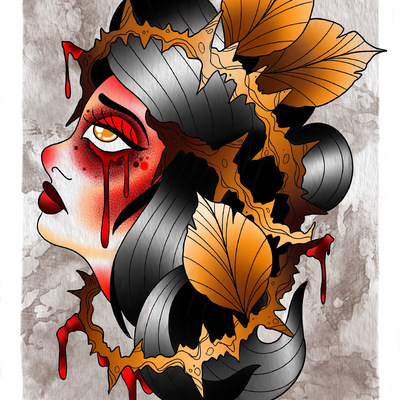 Golden crown of sorrow: #2 // print