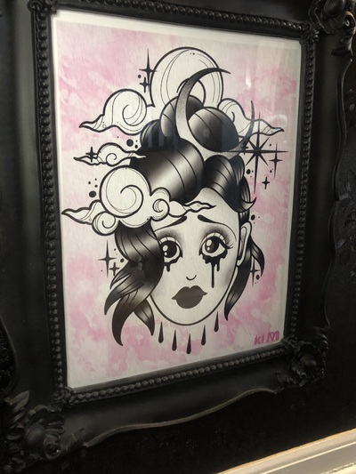 Sad Gal Framed Print