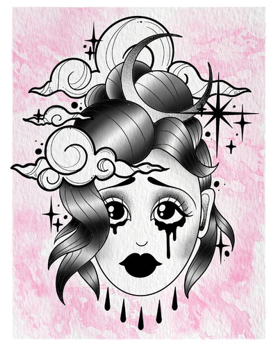 Sad Gal // Unframed Print