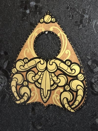 Golden God Ouija Planchette