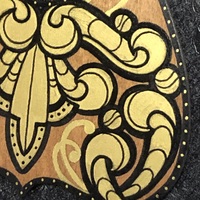 Golden God Ouija Planchette - Thumbnail 1