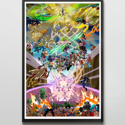 Dbz x pokemon print - Thumbnail 3