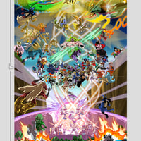 DBZ x Pokemon Print - Thumbnail 1