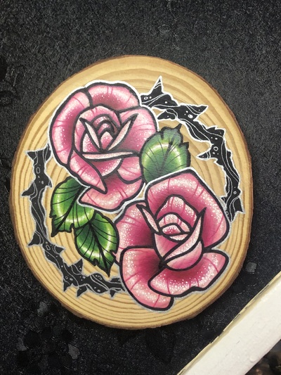 Watch for the Thorns Wood Slab