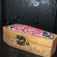 Coffin Box: Poppies - Thumbnail 1