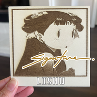 Wooden Polaroids - Signed/Autographed - Yuki/Sakura/Fine - Thumbnail 2