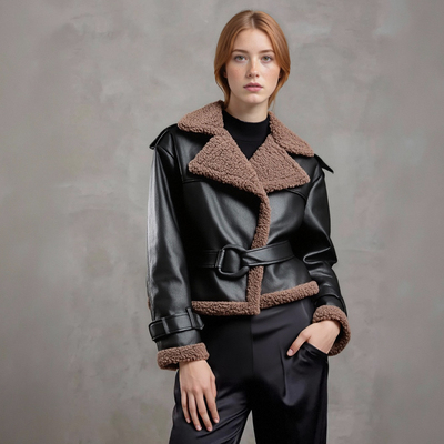 Street Fashion Casual Fur Coat