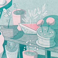 Frankie Outside Risograph Print (8.5x12) - Thumbnail 2