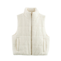 Casual thickened knitted cotton vest - Thumbnail 1