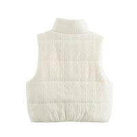 Casual thickened knitted cotton vest - Thumbnail 2