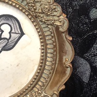 Framed Original Mini Chain Link Painting - Thumbnail 2