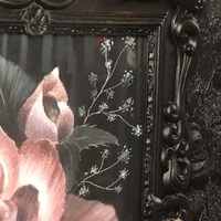 Framed Rose Painting - Thumbnail 1