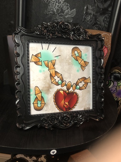 Break the Chain Framed Print