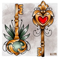 Ornate Key Framed Print - Thumbnail 1