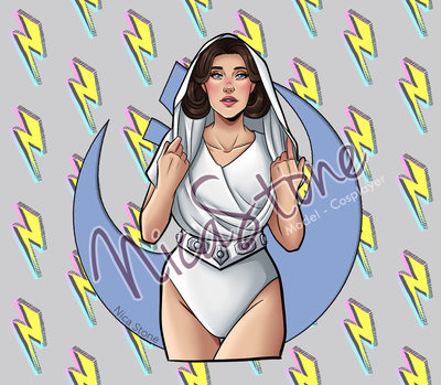 Space Princess - Sticker