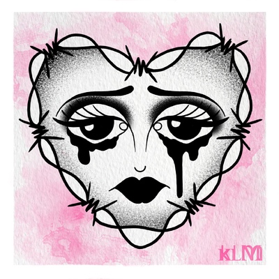 Crying Gal Mini Print 5” x 5”