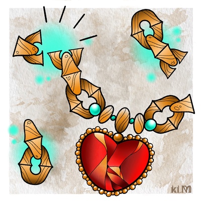 Break the chain mini print 5” x 5”