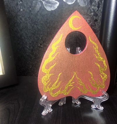 Golden Flame Mini Ouija Planchette