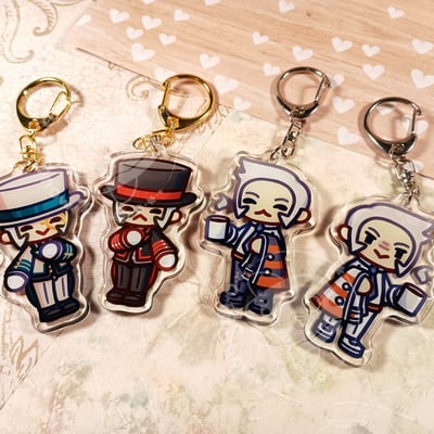 Submas tea and coffee keychains