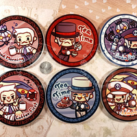 Submas Ceramic Coasters - Thumbnail 1