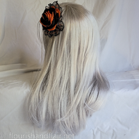 Halloween rosette hair clip - Thumbnail 3