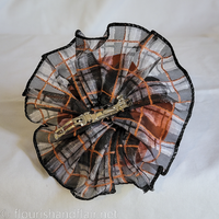 Halloween rosette hair clip - Thumbnail 5