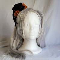 Fancy Halloween rose hair accessory - Thumbnail 2
