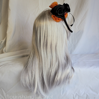 Fancy Halloween rose hair accessory - Thumbnail 3