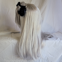 Blue and Silver Rose Bush Barrette - Thumbnail 4