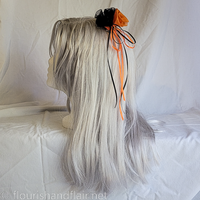 Halloween flower hair accessory - bows and roses - Thumbnail 3