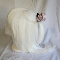 Pink and Gold Rose Hair Tie - Thumbnail 2