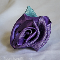 Glitter Rose Hair Tie - Thumbnail 2