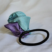 Glitter Rose Hair Tie - Thumbnail 11